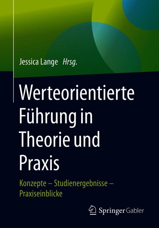 Produktbild: Werteorientierte F&uuml;hrung in Theorie und Praxis