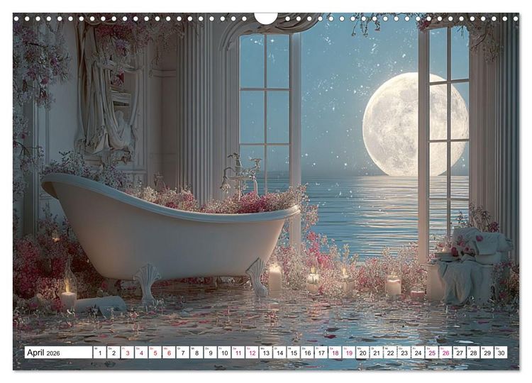 Produktbild: Zwischen Schaum und Stille (Wandkalender 2026 DIN A3 quer), CALVENDO Monatskalender