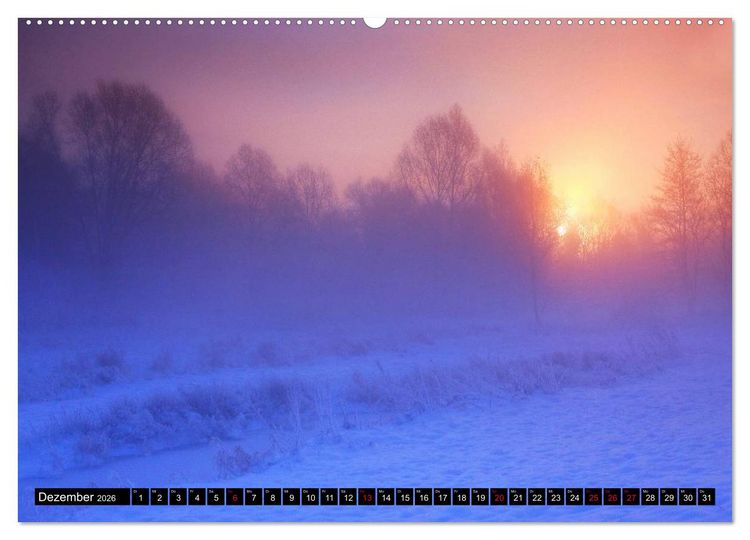 Produktbild: Entschleunigung - Zeit zum Durchatmen (Wandkalender 2026 DIN A2 quer), CALVENDO Monatskalender