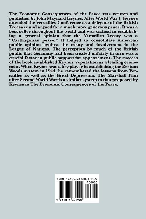 Produktbild: The Economic Consequences of the Peace