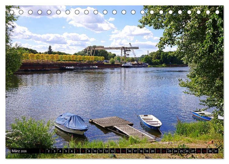 Produktbild: Havelberg bis Tangerm&uuml;nde (Tischkalender 2026 DIN A5 quer), CALVENDO Monatskalender
