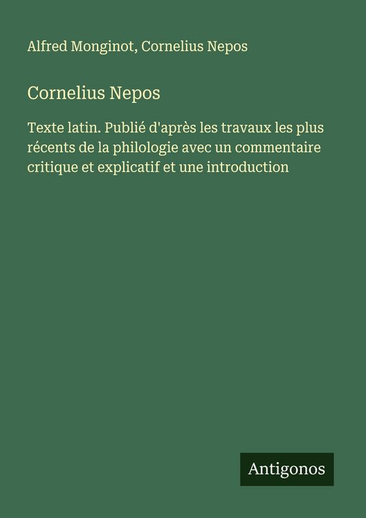Produktbild: Cornelius Nepos