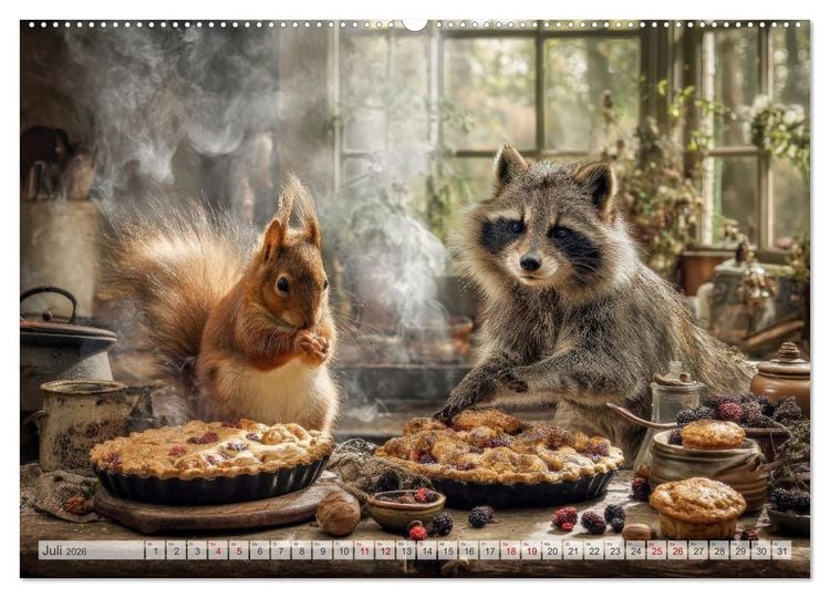 Produktbild: Hazelnuts Abenteuer (hochwertiger Premium Wandkalender 2026 DIN A2 quer), Kunstdruck in Hochglanz