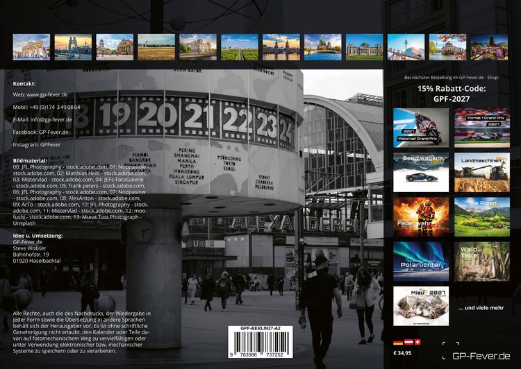 Produktbild: Berlin - Zwischen Spree und Skyline - 2027 - Kalender DIN A2
