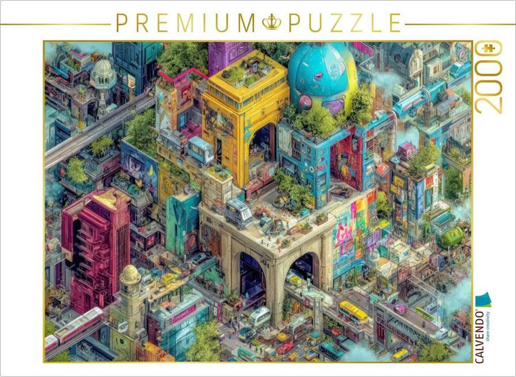 Produktbild: CALVENDO Puzzle Urbanes Leben | 2000 Teile Lege-Gr&ouml;&szlig;e 90x67cm Foto-Puzzle f&uuml;r gl&uuml;ckliche Stunden