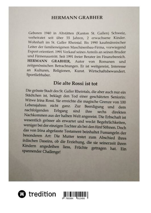 Produktbild: Die alte Rossi ist tot