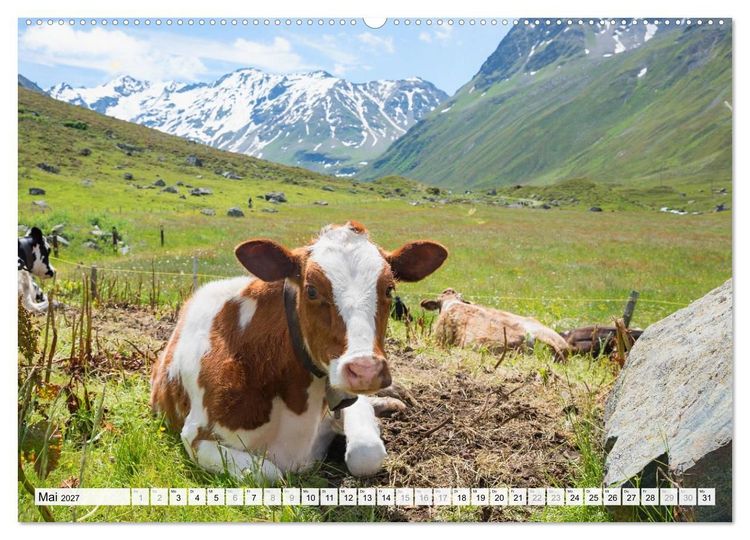 Produktbild: Graub&uuml;ndner Landschaften (Wandkalender 2027 DIN A2 quer), CALVENDO Monatskalender