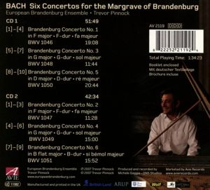 Produktbild: Bach: Brandenburg Concertos