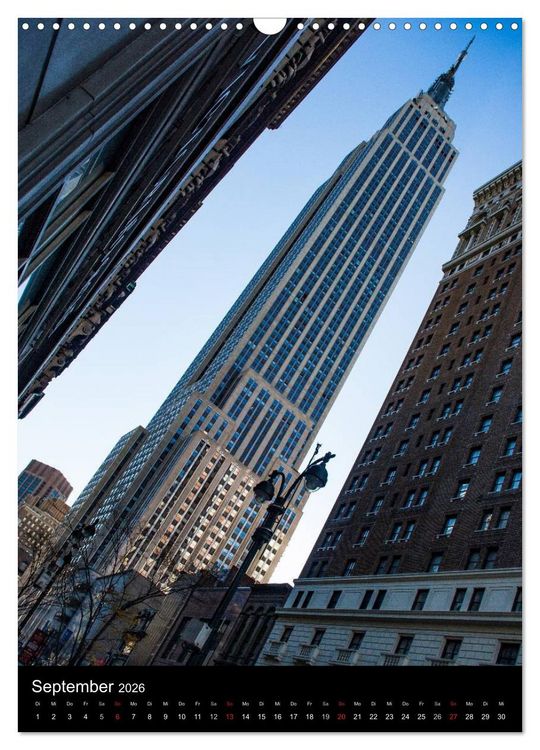 Produktbild: New York - Blickwinkel (Wandkalender 2026 DIN A3 hoch), CALVENDO Monatskalender