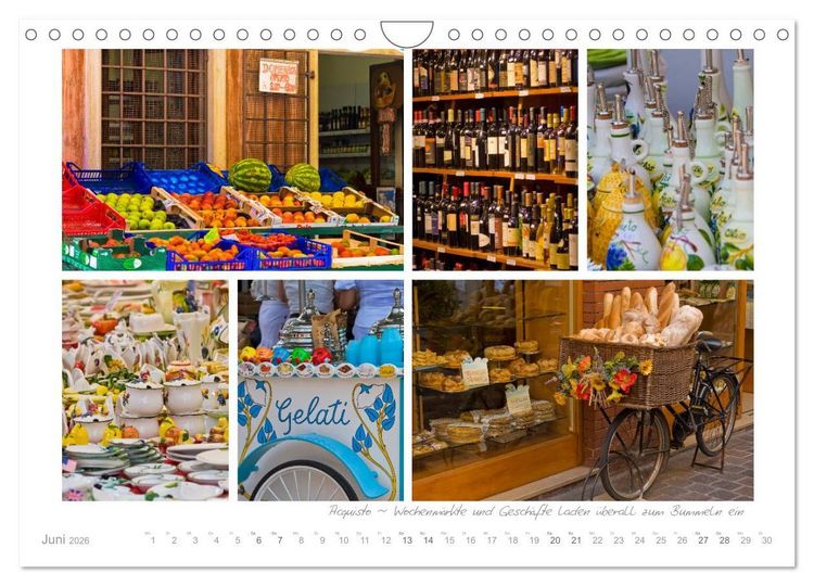 Produktbild: Sehnsucht Gardasee - Mediterranes Flair am Lago di Garda (Wandkalender 2026 DIN A4 quer), CALVENDO Monatskalender