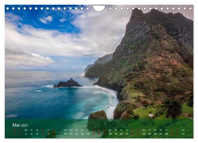 Produktbild: Madeira - Insel der Kontraste (Wandkalender 2027 DIN A4 quer), CALVENDO Monatskalender