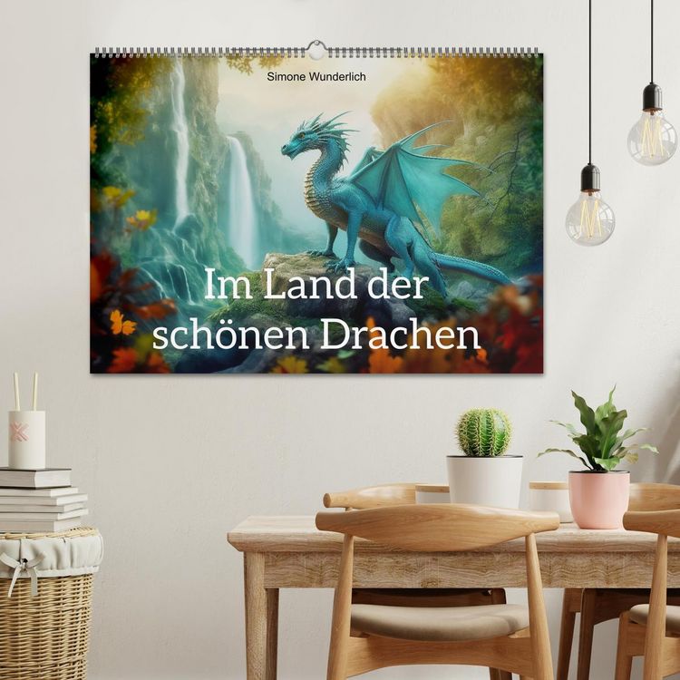 Produktbild: Im Land der sch&ouml;nen Drachen (Wandkalender 2026 DIN A2 quer), CALVENDO Monatskalender