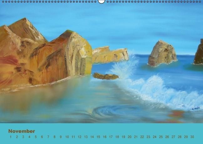 Produktbild: Geburtstagskalender Faszination Malerei - mit immerw&auml;hrendem Kalender (Wandkalender immerw&auml;hrend DIN A2 quer)