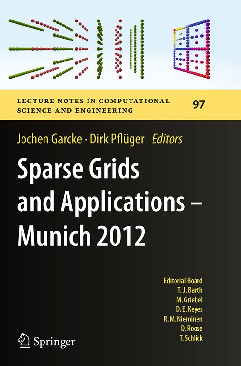 Produktbild: Sparse Grids and Applications - Munich 2012