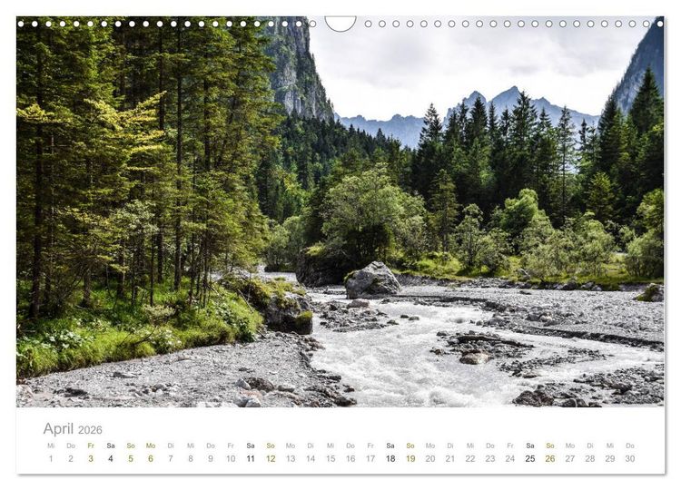 Produktbild: Berge - Die Sch&ouml;nheit der Alpen (Wandkalender 2026 DIN A3 quer), CALVENDO Monatskalender