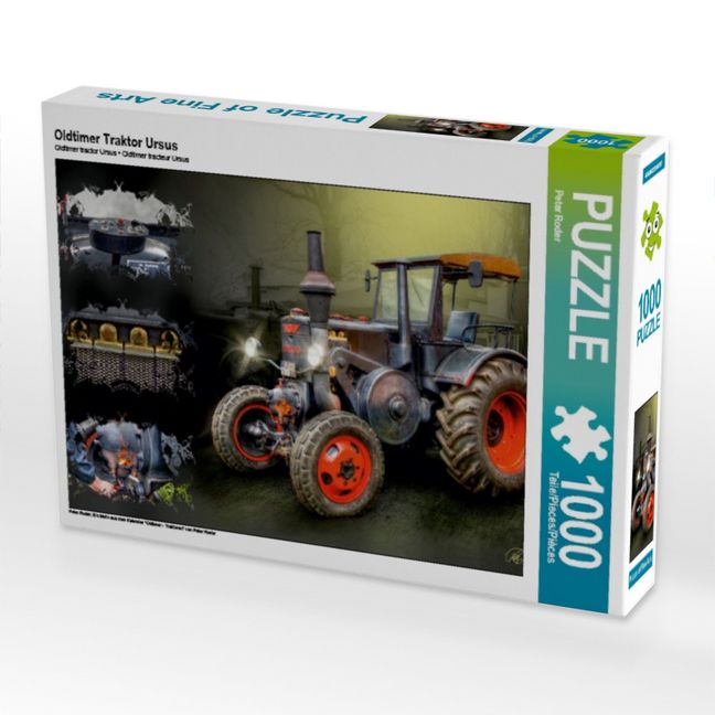 Produktbild: CALVENDO Puzzle Oldtimer Traktor Ursus | 1000 Teile Lege-Gr&ouml;&szlig;e 64x48cm Foto-Puzzle f&uuml;r gl&uuml;ckliche Stunden