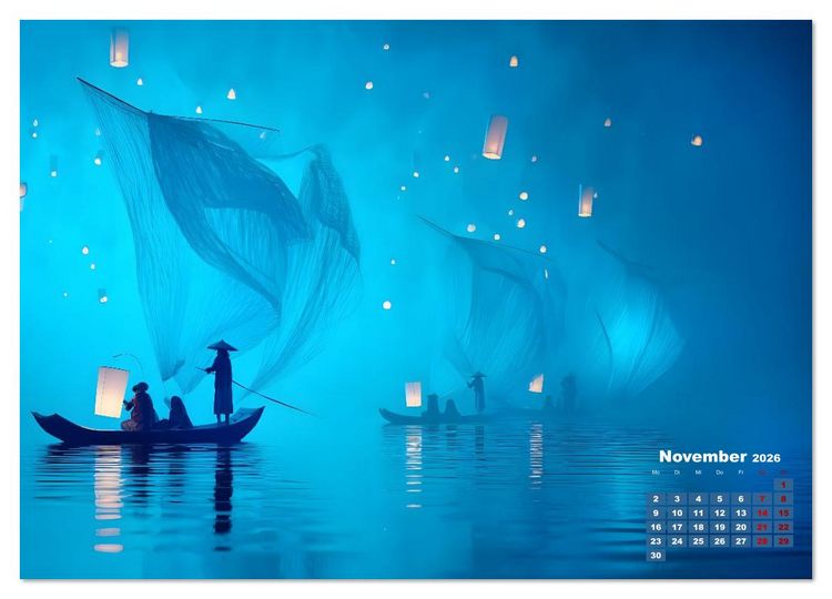 Produktbild: Aerospira (Wandkalender 2026 DIN A4 quer), CALVENDO Monatskalender
