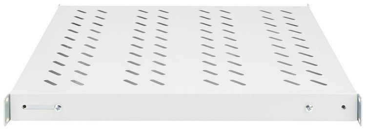 Produktbild: Digitus DN-97646 19 Zoll Netzwerkschrank-Ger&auml;teboden 1 HE variable Befestigungsschienen Geeignet f&uuml;r Schranktiefe: 800 mm Lichtgrau (RAL 7035)