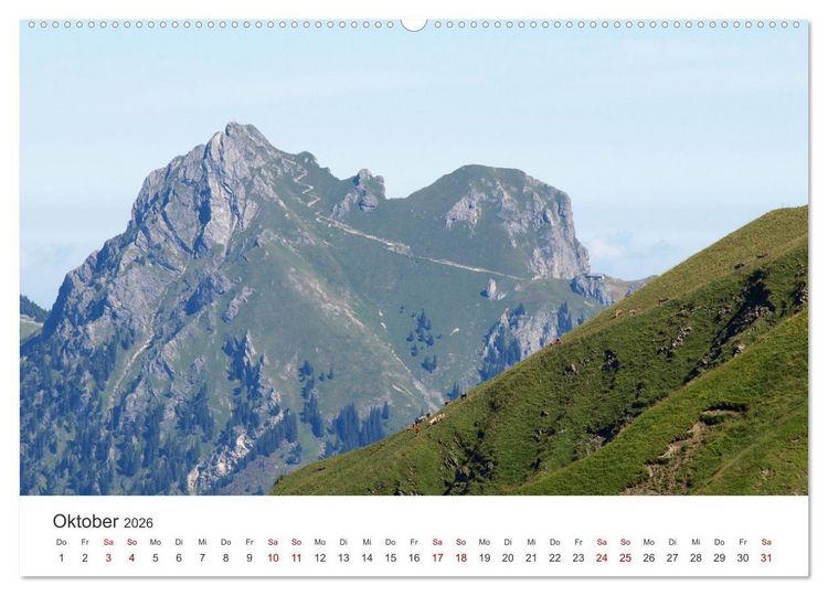 Produktbild: Bergerlebnisse im Tannheimer Tal (hochwertiger Premium Wandkalender 2026 DIN A2 quer), Kunstdruck in Hochglanz