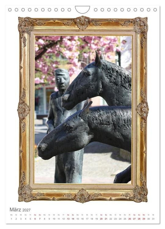 Produktbild: Pferde sind Kunst - vertikal (Wandkalender 2027 DIN A4 hoch), CALVENDO Monatskalender