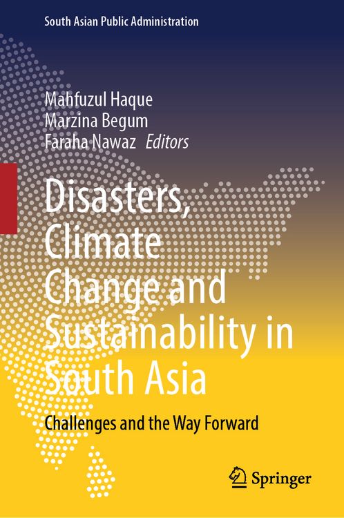 Produktbild: Disasters, Climate Change and Sustainability in South Asia