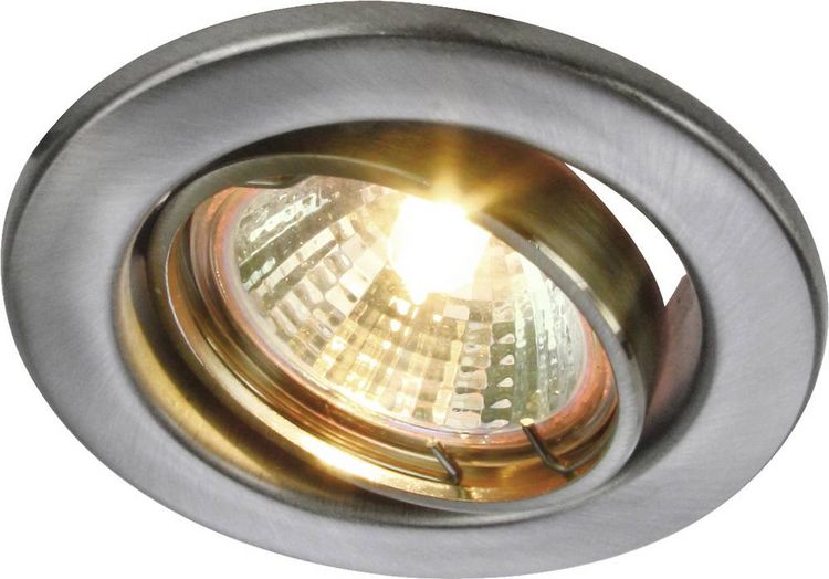 Produktbild: Heitronic 23552 DL6801 Einbauleuchte LED GU5.3 35W Edelstahl (geb&uuml;rstet)