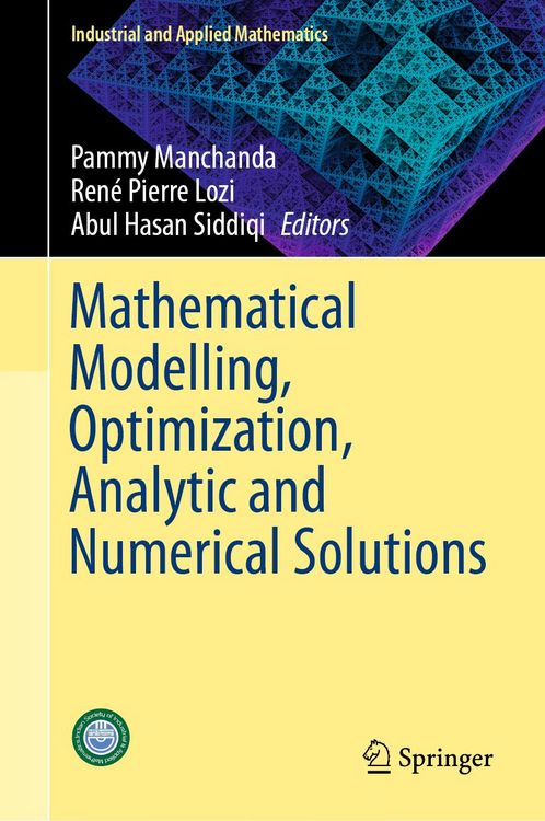 Produktbild: Mathematical Modelling, Optimization, Analytic and Numerical Solutions