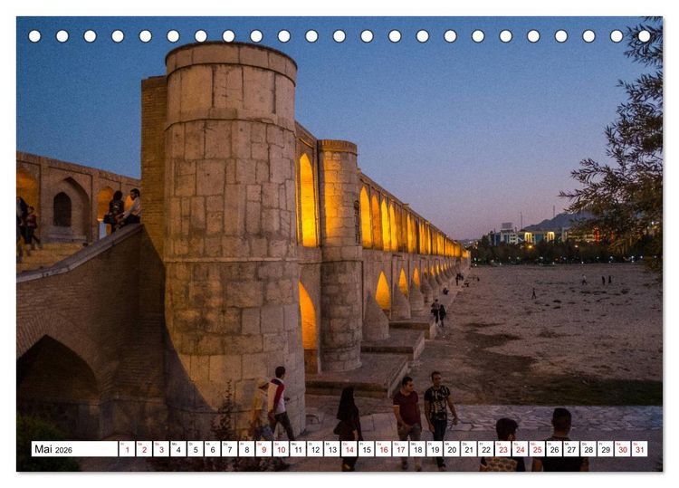 Produktbild: St&auml;dte des Irans - Isfahan (Tischkalender 2026 DIN A5 quer), CALVENDO Monatskalender