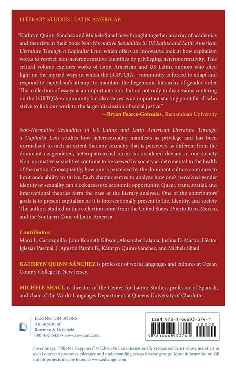 Produktbild: Non-Normative Sexualities in US Latinx and Latin American Literature Through a Capitalist Lens