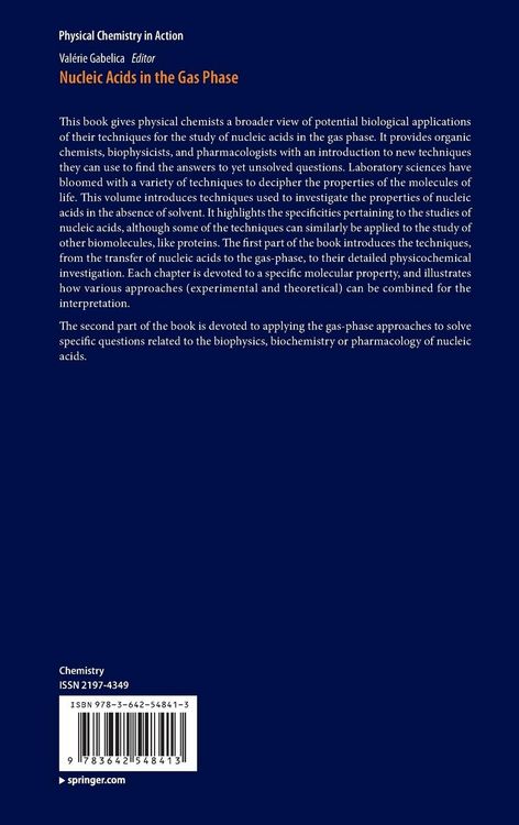 Produktbild: Nucleic Acids in the Gas Phase