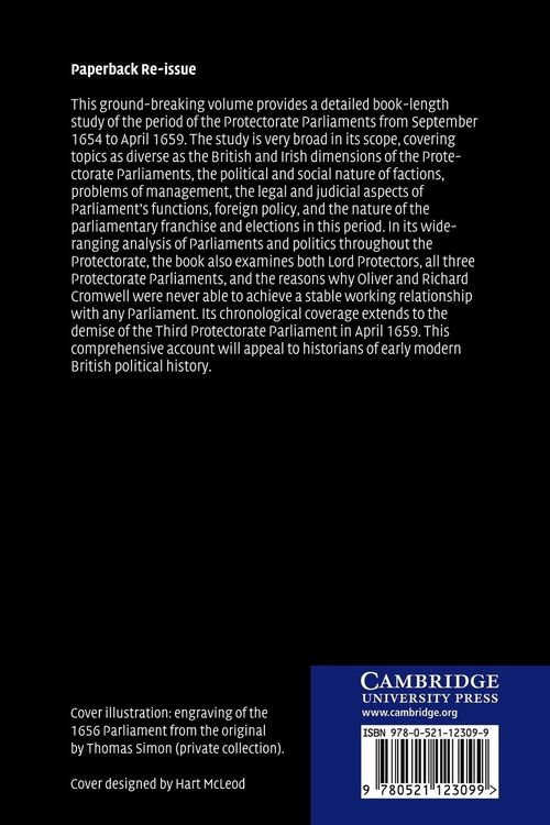 Produktbild: Parliaments and Politics During the Cromwellian Protectorate