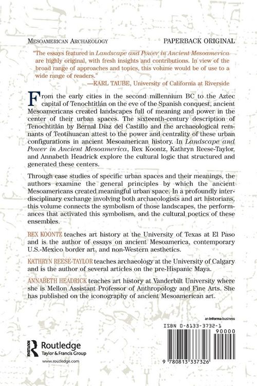 Produktbild: Landscape And Power In Ancient Mesoamerica