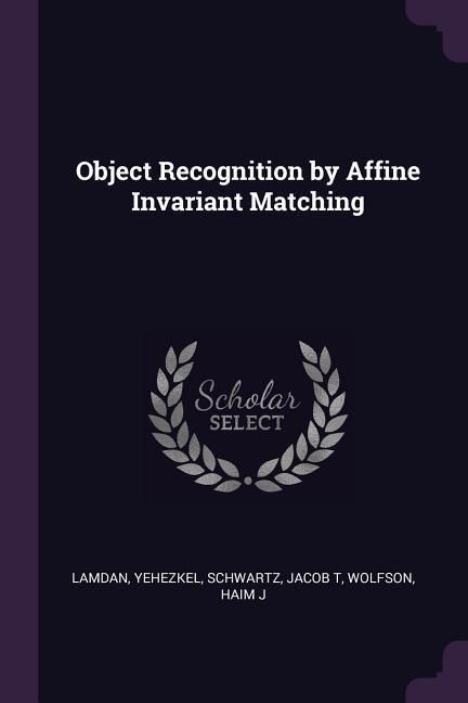 Produktbild: Object Recognition by Affine Invariant Matching