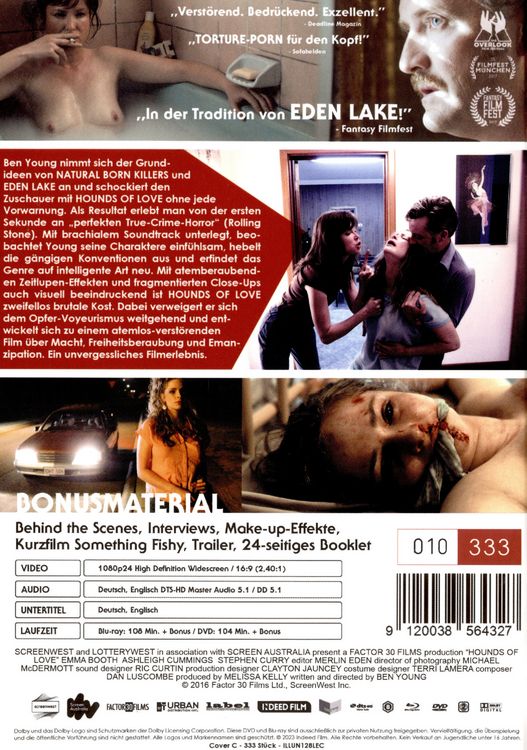 Produktbild: Hounds of Love - 2-Disc Limited Mediabook - Cover C (Blu-ray+DVD)