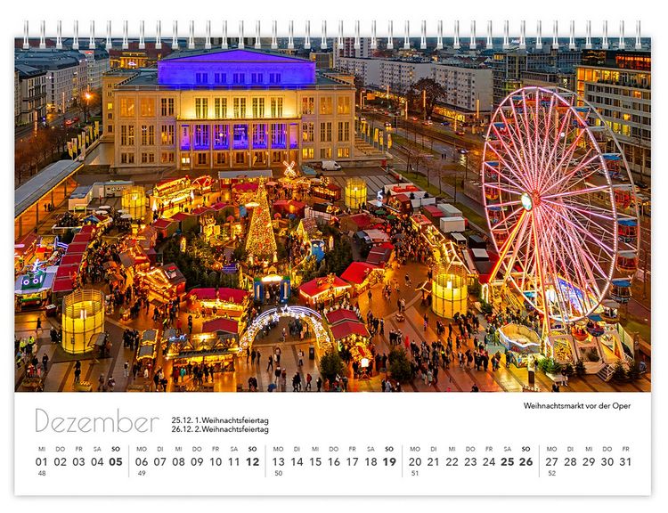 Produktbild: Kalender Leipzig kompakt 2027