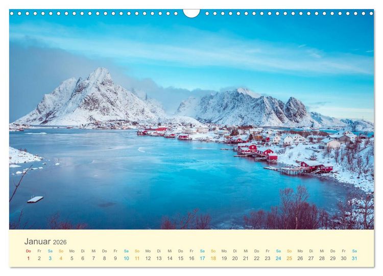Produktbild: Wanderwege - zu Fu&szlig; in Europa (Wandkalender 2026 DIN A3 quer), CALVENDO Monatskalender