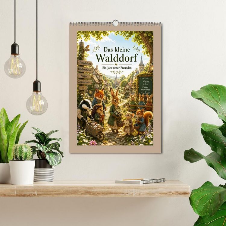 Produktbild: Das kleine Walddorf (Wandkalender 2027 DIN A3 hoch), CALVENDO Monatskalender