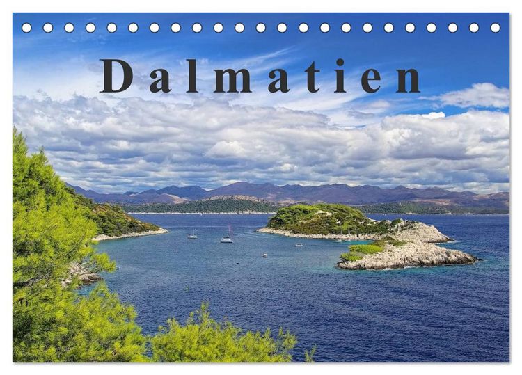 Produktbild: Dalmatien (Tischkalender 2026 DIN A5 quer), CALVENDO Monatskalender
