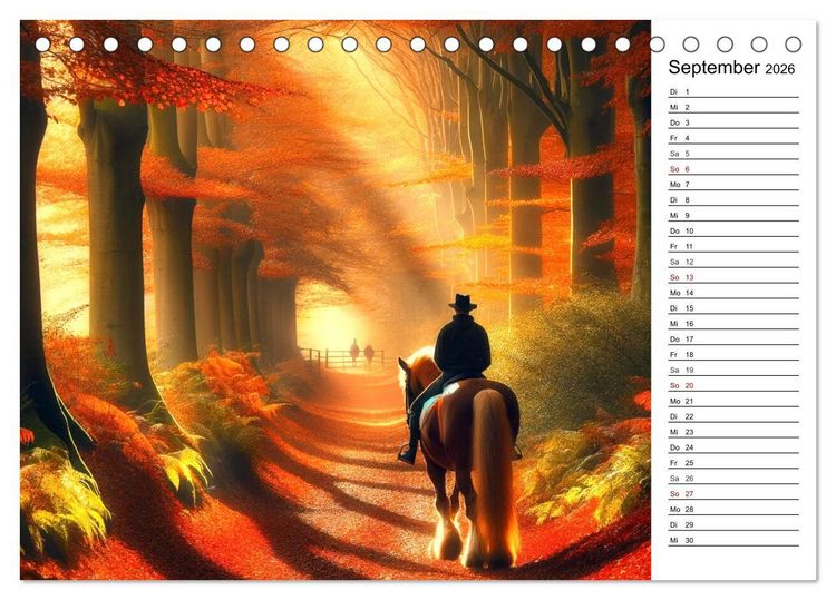 Produktbild: Tinker Tr&auml;ume - Ein Jahr auf zauberhaften Weiden (Tischkalender 2026 DIN A5 quer), CALVENDO Monatskalender