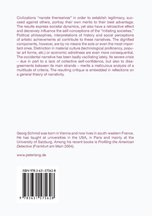 Produktbild: The Narrative of the Occident