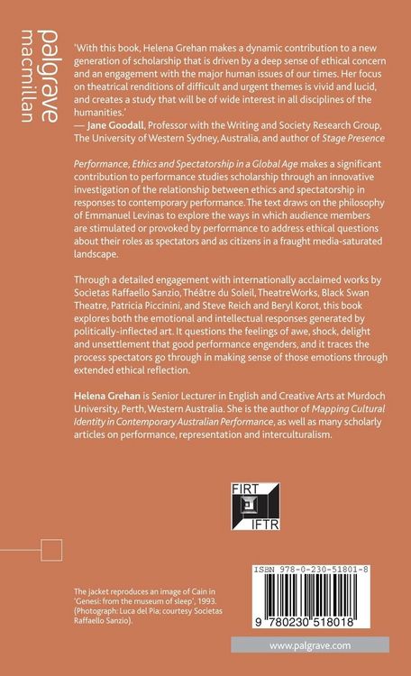 Produktbild: Performance, Ethics and Spectatorship in a Global Age