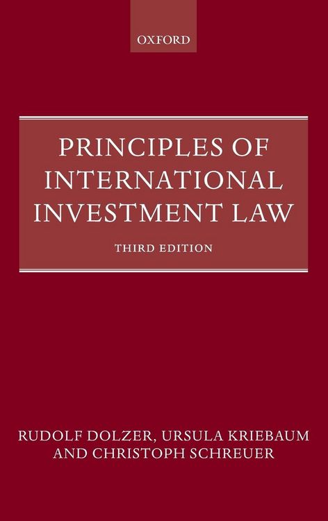 Produktbild: Principles of International Investment Law