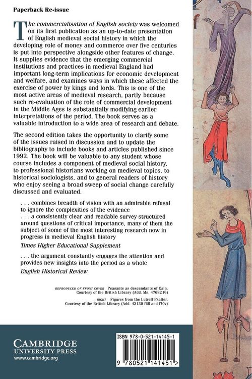 Produktbild: The Commercialisation of English Society 1000-1500