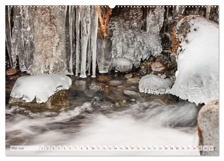 Produktbild: Surreale Landschaften Islands (hochwertiger Premium Wandkalender 2026 DIN A2 quer), Kunstdruck in Hochglanz