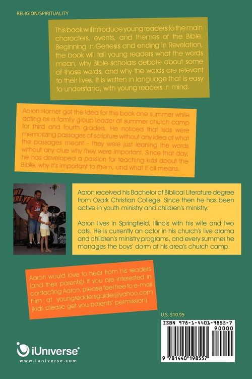 Produktbild: The Young Readers' Guide to Understanding the Bible