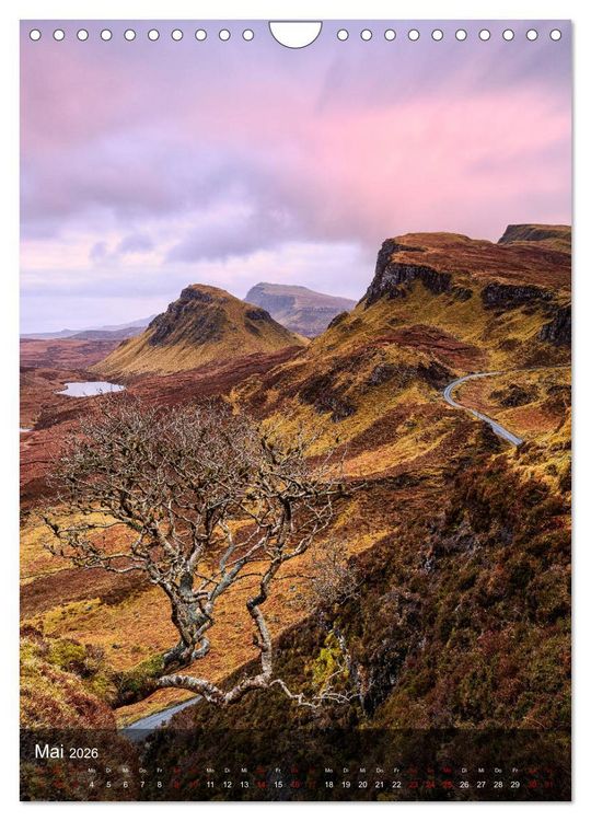 Produktbild: Schottland: Highlands und die Isle of Skye (Wandkalender 2026 DIN A4 hoch), CALVENDO Monatskalender