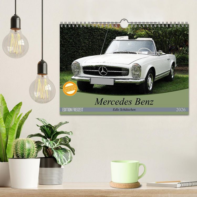 Produktbild: Mercedes Benz - Edle Sch&auml;tzchen (Wandkalender 2026 DIN A4 quer), CALVENDO Monatskalender