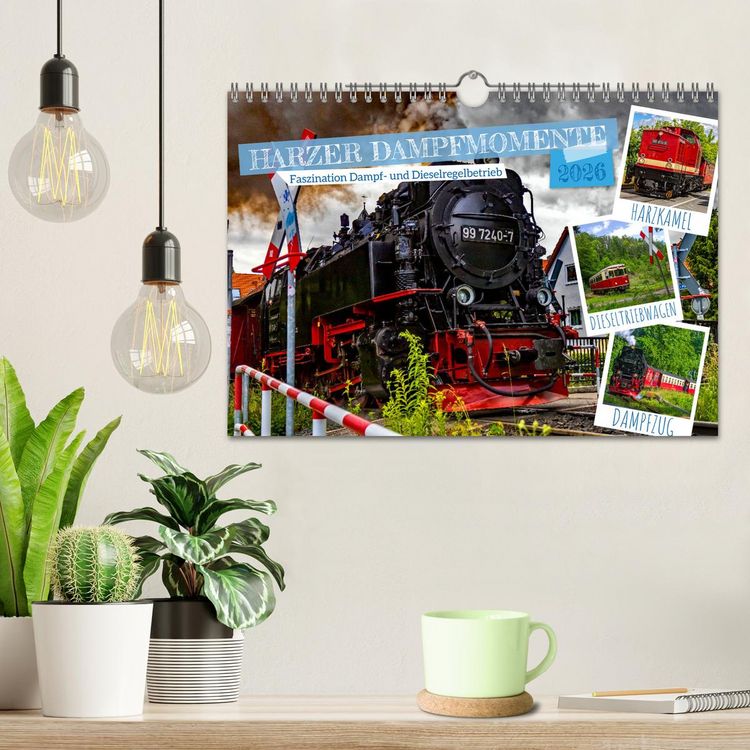 Produktbild: Harzer Dampfmomente (Wandkalender 2026 DIN A4 quer), CALVENDO Monatskalender