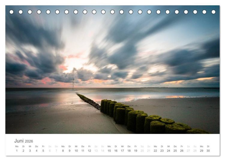 Produktbild: Amrum - Nordseeinsel im Wechsel der Gezeiten (Tischkalender 2026 DIN A5 quer), CALVENDO Monatskalender