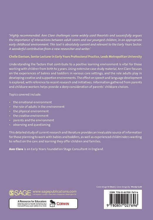 Produktbild: Creating a Learning Environment for Babies and Toddlers